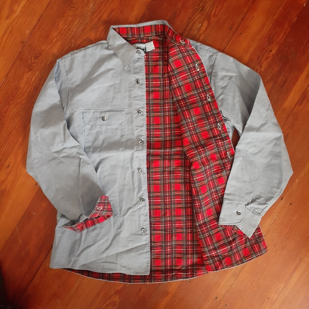 Flannel Lined Button Up Shirt